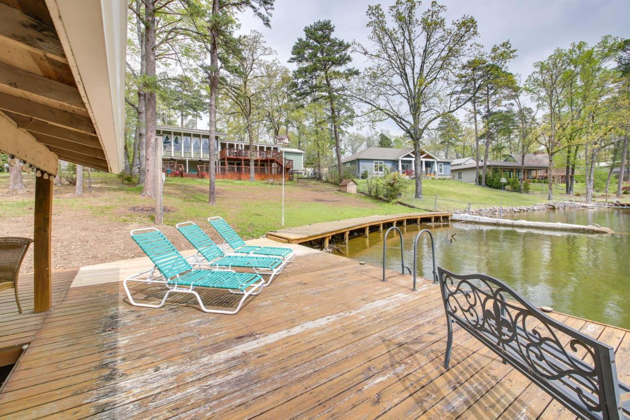 Cozy Lake Cabin With Dock In Hot Springs Natl Park Villa Lake Hamilton Esterno foto